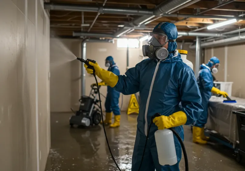 Basement Sanitization and Antimicrobial Treatment process in Paia, HI